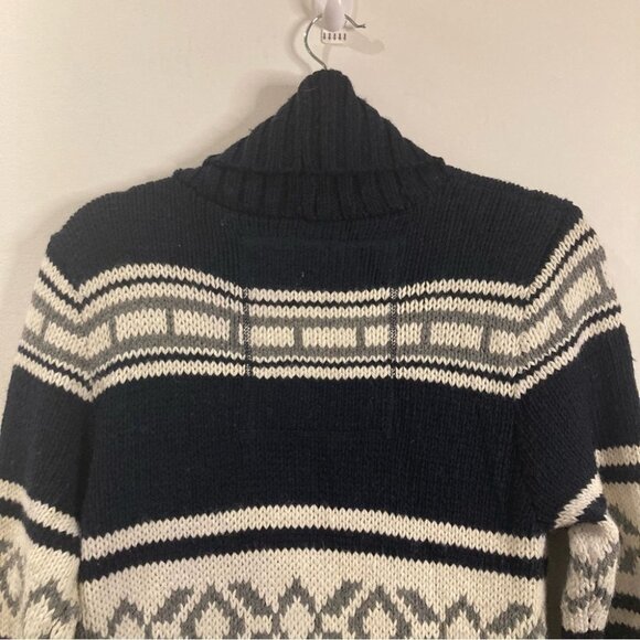 SUPERDRY CO Sz L Knitwear Collection Wool Blend Belted Pockets Cardigan - Picture 9 of 11